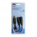 DOUBLE AC ADAPTATEUR DIN 12/24V 12A. (prise din)
