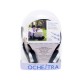 CASQUE STEREO HD FILAIRE + MICRO + 2 JACK - NOIR
