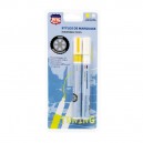 STYLO DE MARQUAGE PNEUS JAUNE x1 + BLANC x1