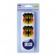 ECUSSON AUTOCOLLANT A RELIEF "DEUTSCHLAND" (48 x 52mm) LOT DE 2