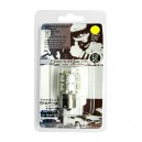 AMPOULE 13 LEDS BA15S 12V JAUNE ORANGE