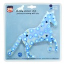 DECORATION CHEVAL LUMINEUX A LEDS 12V BLEU