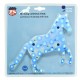 DECORATION CHEVAL LUMINEUX A LEDS 12V BLEU