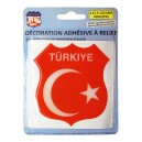 ECUSSON RELIEF "TURKIYE" 112 x 120 MM