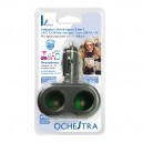 DOUBLE AC 12/24V 70W EN T + 1 PORT USB 1A