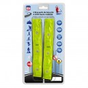 BRASSARDS DE SECURITE HAUTE VISIBILITE 4 LEDS x2