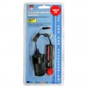 FICHE AC MALE 12/24V 8 AMP. UNIVERSELLE
