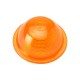 FEU CABOCHON FEU CAOUTCHOUC ORANGE VRAC