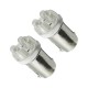 AMPOULE 4 LEDS BA9S 24V BLANCHE X2