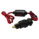 PRISE AC 8 AMP. DE PRECISION + FIL + BOITIER FUSIBLE EXTERNE