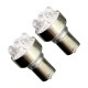 AMPOULE 9 LEDS BA15S 24V BLEUE X2