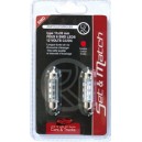 AMPOULE 6 SMD LEDS 12V CC/DC 11x39MM ROUGE x2