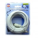 CABLE COAXIAL POUR ANTENNE TV 3,50M