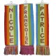 FANION PRENOM A FRANGES + VENTOUSE 5 x 22 cm