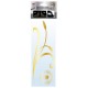 STICKER VITRES LATERALES MOTIF ROSEAUX 32CM x2 OR