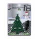 SAPIN LUMINEUX 23 X 25CM 70 LEDS VERT ET BLANC 12/24V