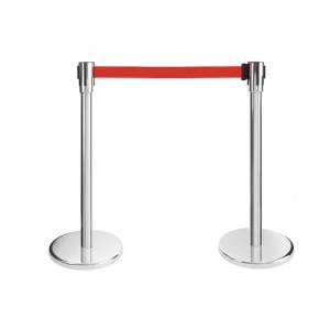 http://newco-france.com/5722-thickbox/poteau-de-guidage-a-sangle-rouge-2m-retractable-finition-chrome.jpg