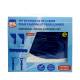 RIDEAUX DE CABINE VELOURS 5 ACCESSOIRES BLEU MARINE
