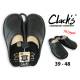 CLACKS NOIR T.41 CUIR GRAINE NOUVEAU MODELE