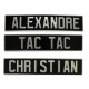 PLAQUE PERSONNALISEE EN ALU NOIR