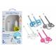 CABLE USB - LIGHTNING PLAT 4 COULEURS 