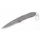 COUTEAU CARACAL 8,8CM (3CR13 / 55HRC) TITANE + ACIER