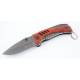 COUTEAU CARACAL 7CM (440C / 57HRC) TITANE + BOIS