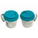 TASSE 40CL ACIER INOXYDABLE DOUBLE PAROIE + COUVERCLE SILICONE
