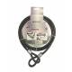 CABLE ANTIVOL 2,5M EN ACIER GAIN AVEC OEILLETS