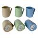 MUG 45CL EN BIOPLASTIQUE REUTILISABLE 3 COULEURS ASS.