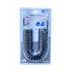 RALLONGE SOUFFLETTE AIR 10M NOIRE 15 BARS 5x8mm