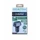 PRISE USB TRIPLE 12/24V 44W (2XUSB+1XUSB TYPE-C) PD/QC 3.0 CARBONE