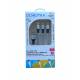 CABLE USB 3 EN 1 LIGHTNING / TYPE C / MICRO USB 2M 2400mA TRESSE