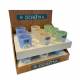 TASSE/GOBELET 330ML ECO-PLASTIQUE 4 COULEURS PRESENTOIR X18