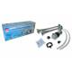 KLAXON 2 TROMPES CHROME 12V 31CM/37CM + COMPRESS. AIR