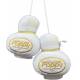 PELUCHE DECO PAR 2 15X10CM BLANC A SUSPENDRE 70CM POPPY GRACE MATE