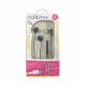 ECOUTEURS STEREO + MICRO/KIT PIETON TYPE C TRESSE NOIR