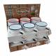 TASSE/MUG EMAILLE VINTAGE PRESENTOIR 6 x 500ML + 6 x 750ML 