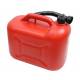 JERRICAN HYDROCARBURE 20L PLASTIQUE ROUGE