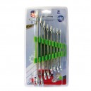 CLE PLATE/DOUILLE 8 PCES 6 A 19 MM