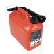 JERRICAN HYDROCARBURE 5L PLASTIQUE ROUGE