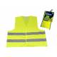 GILET SECURITE REFLECHISSANT JAUNE ADULTE
