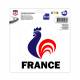 AUTOCOLLANT COQ FRANCE 20CM